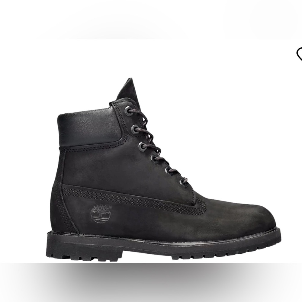 TIMBERLAND 6" PREMIUM BOOT BLACK NUBUCK 8 and 9 Women